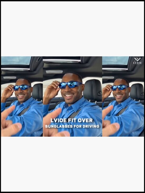 Over Glasses Sunglasses Wrap Around Polarized Fit Over Prescription Glasses UV